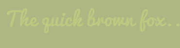 Image with Font Color BCC981 and Background Color B0B683